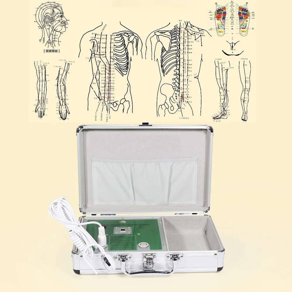 Dispositivo eletrônico de acupuntura, equipamento diagnóstico médico, analisador chinês Meridian Health, 2023