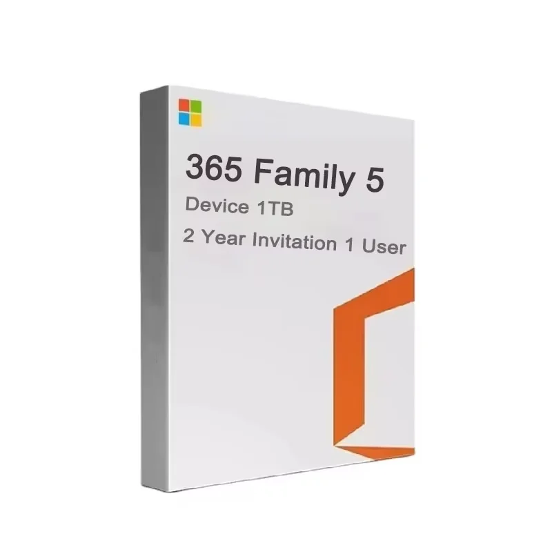 365 Famille 5 Appareils 1 To 2 Année Invitation 1 utilisateur