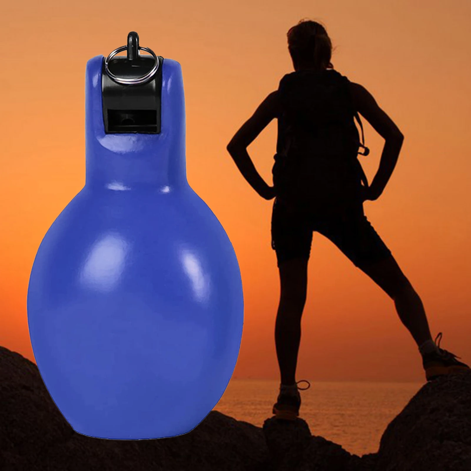 Hand Squeeze Whistle PVC Portable Lightweight for Coach Games Survival Loud Outdoor Hunting Fishing Equipment Behavior Training