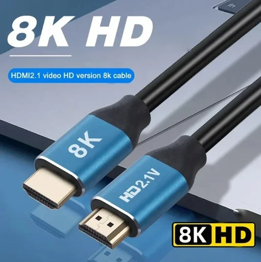 2.1V 4K 144Hz 8K 120Hz 1,5m HDMI Cable: Supreme Quality for PS5, Xbox Series X/S-Try the Best Performance