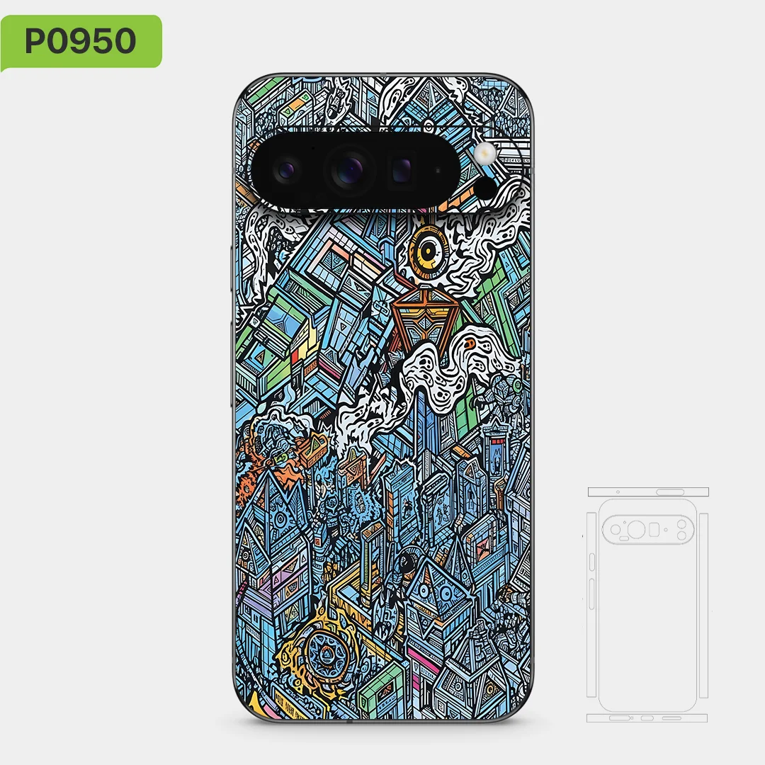 Vinilo envolvente para la piel, para google pixel, colección de la ciudad perdida de las pieles nexa, pegatina de vinilo, GP055