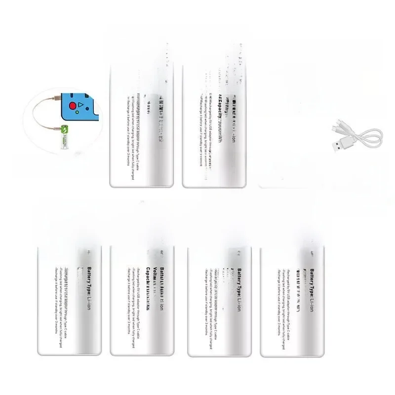 1.5V 5000mWh LR14 C taille li-po batterie Rechargeable type-c Ultra-rapide USB charge batterie au Lithium pour lampe de poche cuisinière à gaz