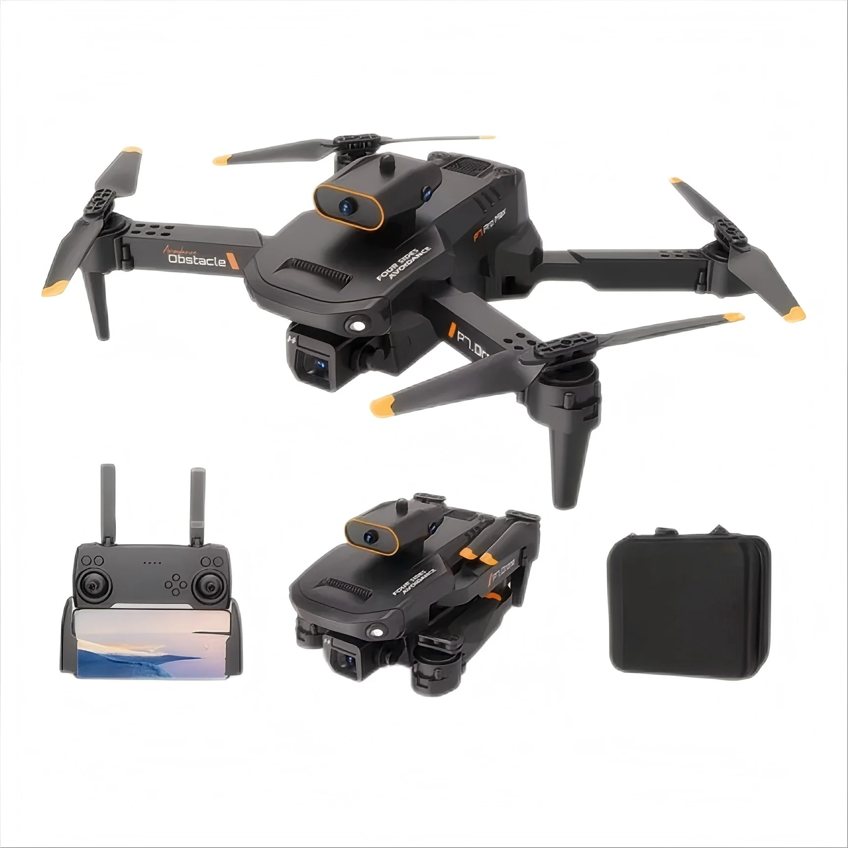 

Drone P7 HD1080P with Dual Camera Four-axis Unmanned Aerial Vehicle Electric Toy Foldable Quadcopter Remote Control Aircraft Dro