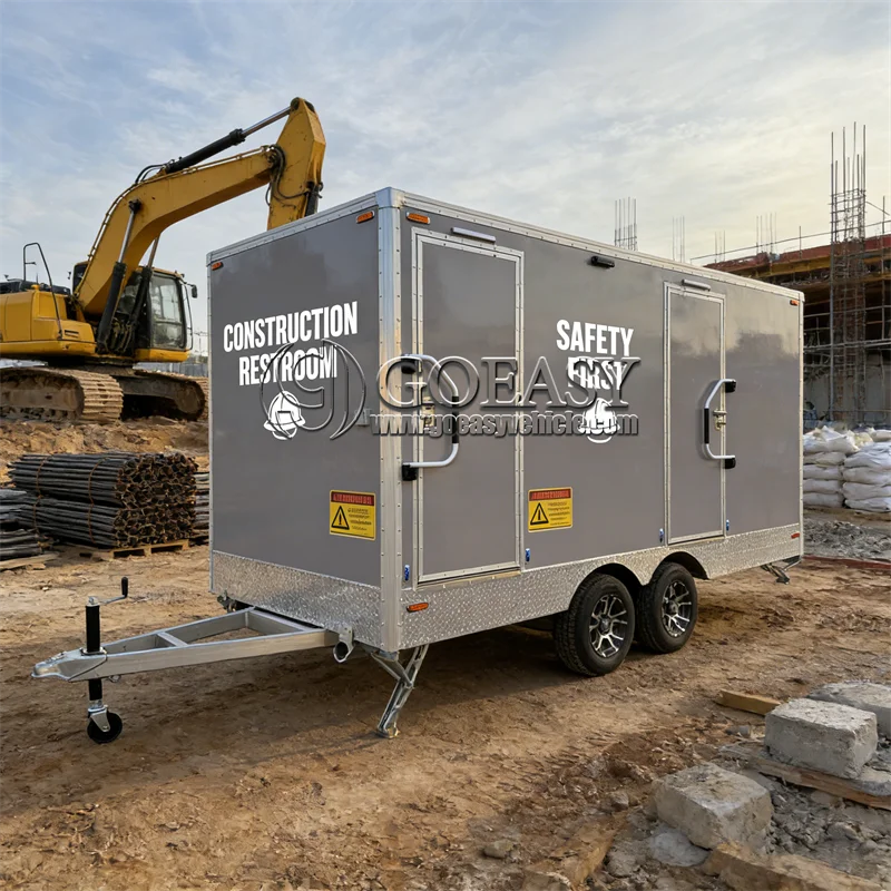 Innovative and Customizable Portable Toilet Trailer – Luxury Outdoor Bathroom with Easy Mobility