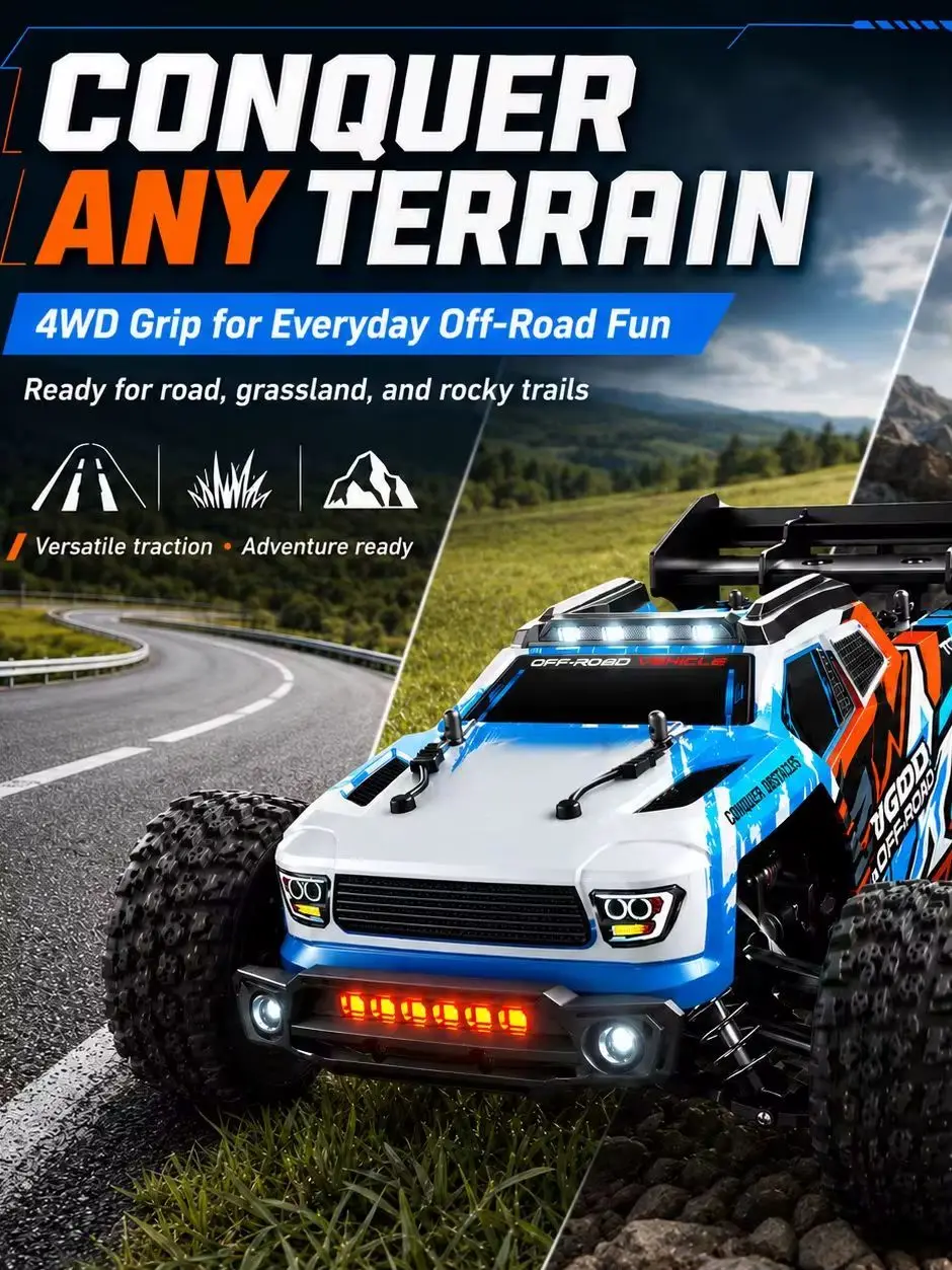 ZNLYRION 1:16 4WD RC Offroad-Auto SG316 80KM/H Hochgeschwindigkeits-2,4G-Ferngesteuerter Monster-Truck mit LED-Lichtern