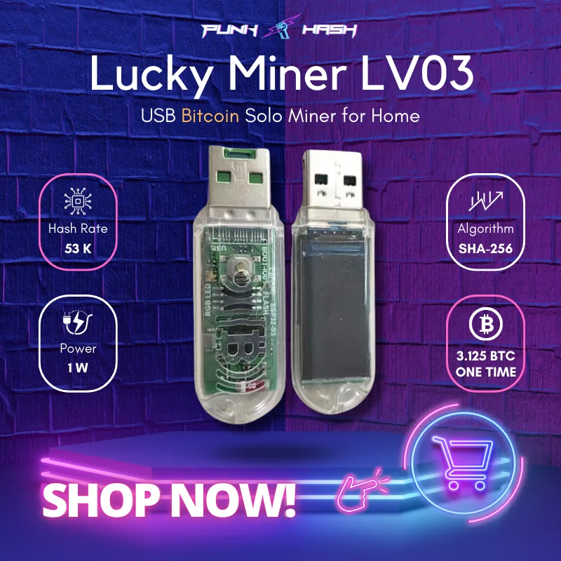 Gratis Verzending Lucky Miner USB Bitcoin Miner LV03 LV06 LV07 Hashrate SHA256 53Kh/s BTC Solo Miner Mijnbouwmachine Kerstcadeau