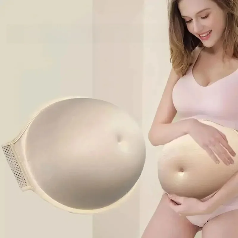 Faux nombril en coton pour femme enceinte, accessoire de performance sur scène, éponge légère et respirante