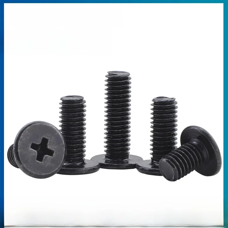 NINDEJIN Phillips vis à tête plate Ultra mince M1.6 M2 M2.5 M3 M4 M5 M6 acier au carbone CM vis à tête mince pour ordinateur portable