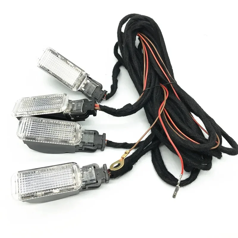 Samochód światła na nogi lampa halogenowa kabel kable w wiązce dla fotel vw Toledo Leon Ibiza A3 A4 B6 B7 B8 A5 A6 C6 C7 A7 A8 Q3 Q5 Q7 TT — zdjęcie 2