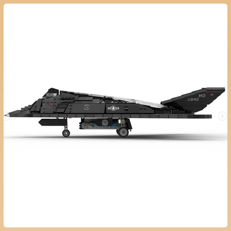 World War II Military Battle Weapon Series Building Block Bomber Model F-117 Nighthawk Stealth Fighter Bricks Toy Children Gifts