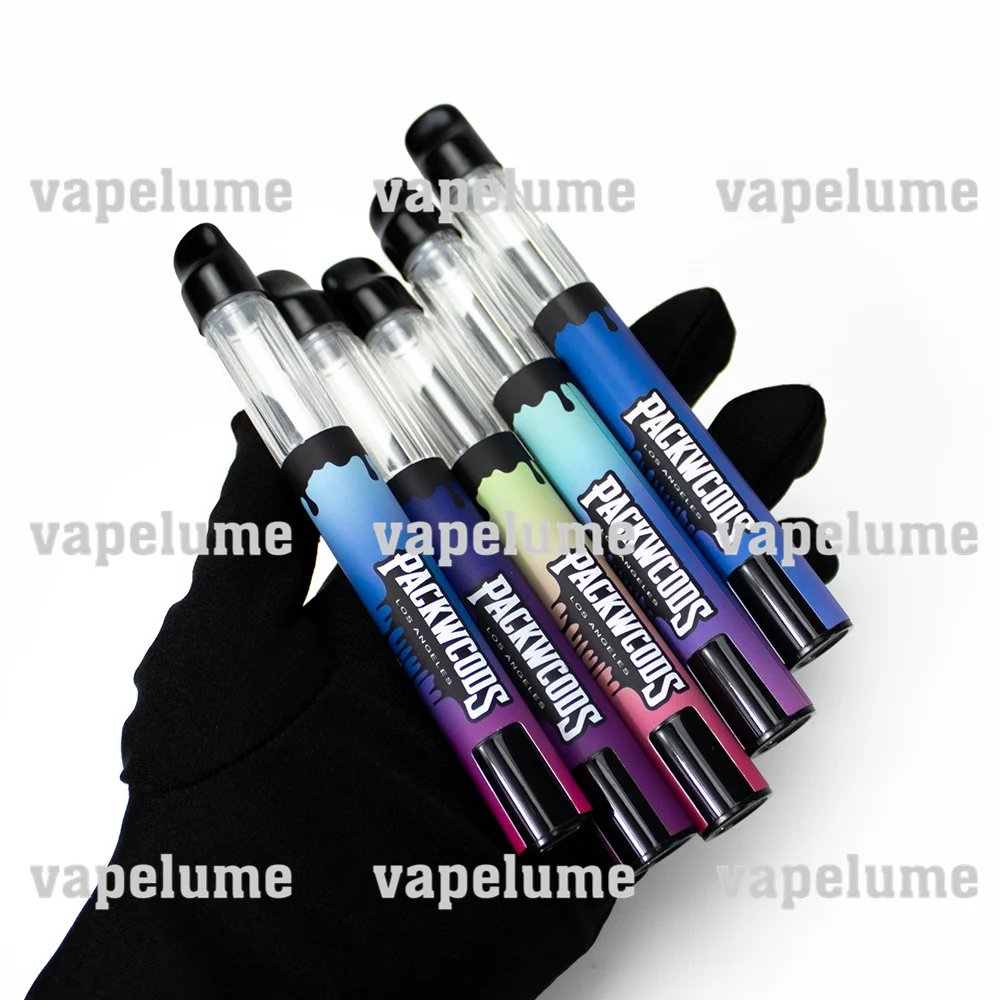 Packwoods Disposable Vape Empty Cigarettes Electronic Display Screen Mod USB Charging Vaper Pen Plastic Opp Pouches Paper Box