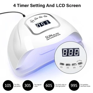 Professional UV Led Nail Lamp for nail gel, quick drying dryer with 45 LEDs, 4 timers, light for home salon manicure, nail art 6 Main Sales Cabin UV Led Nail Gel - №5