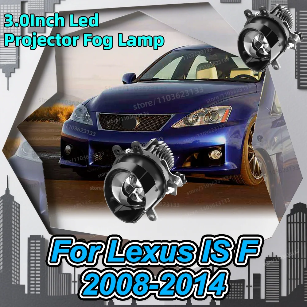 

1 Pair Front LED Fog Lights For Lexus IS F 2008 2009 2010 2011 2012 2013 2014