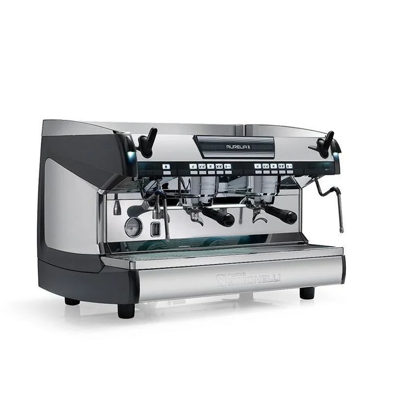 Nuova-máquina italiana de Espresso Simonelli II, 1 Vol w Group, Varita inteligente, comercial, novedad en existencias