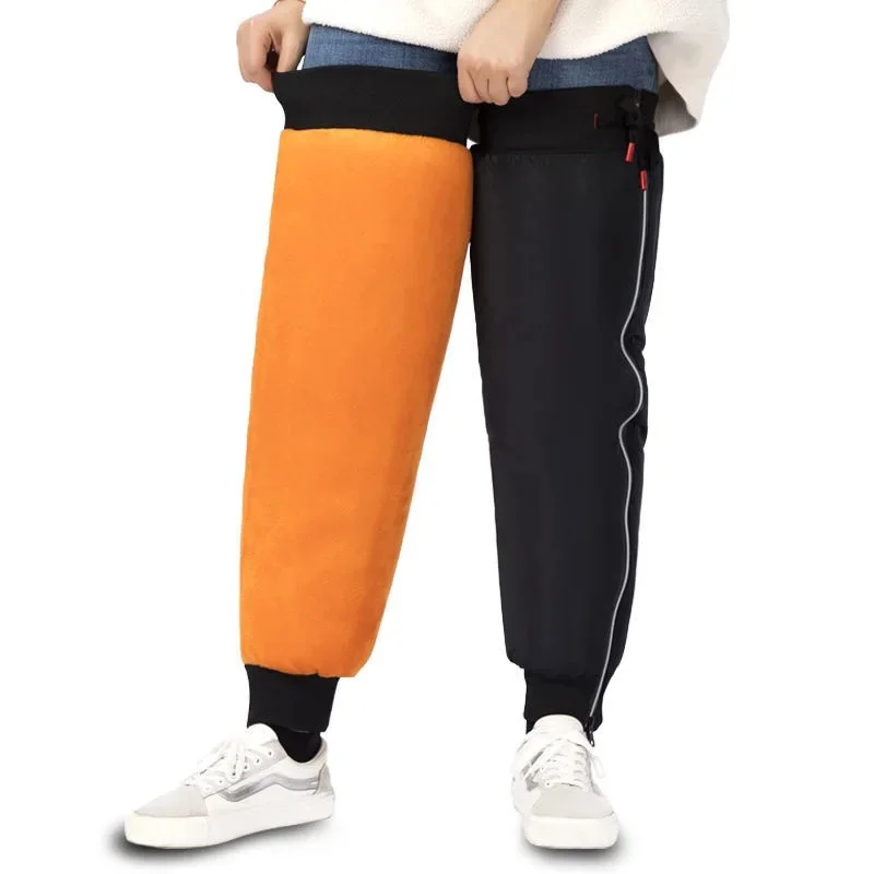 AliExpress Winter Cold-proof Electric Bike Windproof Knee And Leg Guards (Thickened), Motorcycle Full-coverage Waterproof Knee Guards,