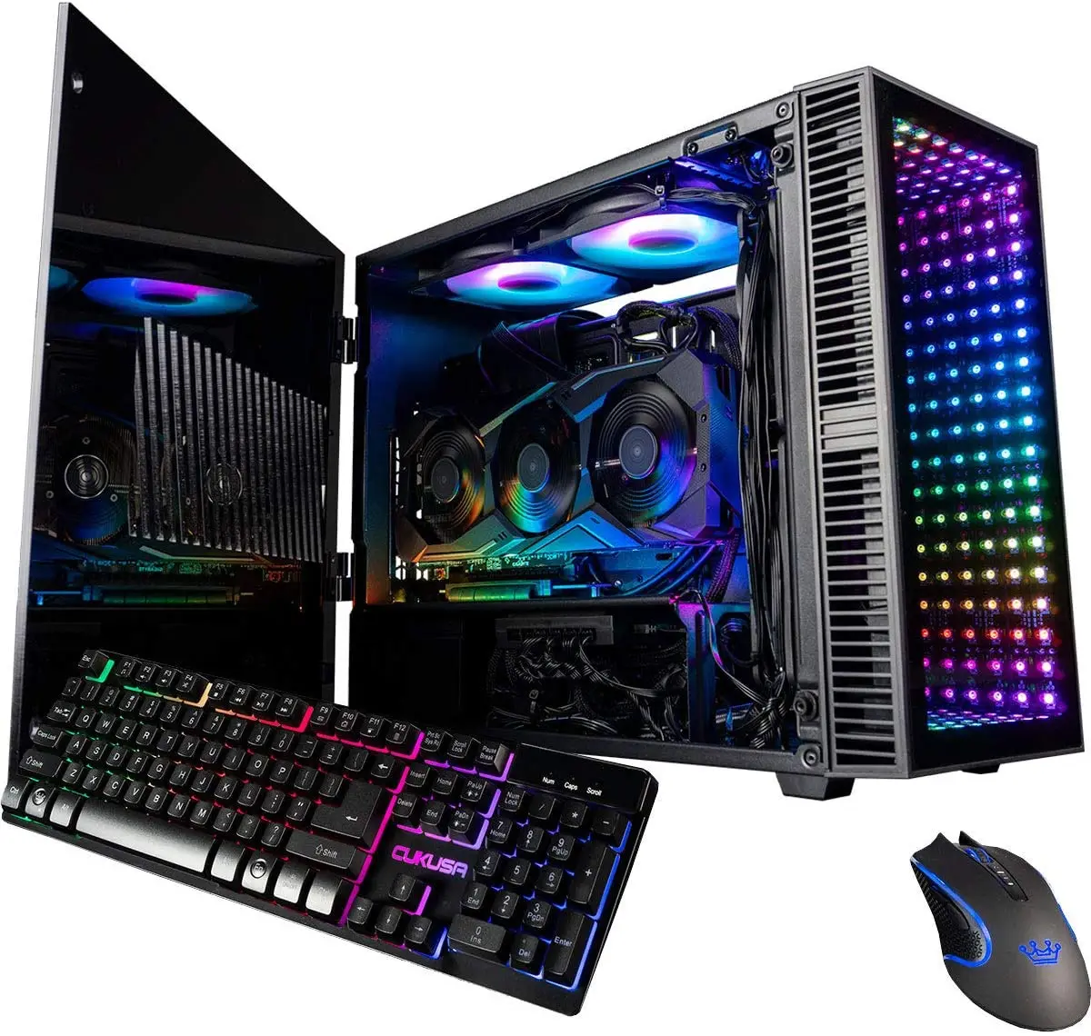 TOP QUALITY Skytech Prism II Gaming PC Desktop - AMD Ryzens 9 3900X 3.8GHz, RTX 3090 24GB, 32GB 3600mhz RGB Memory, 1TB Gen4 SSD