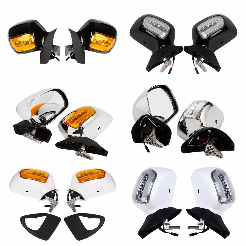 Motorfiets Achteruitkijkspiegel Met Richtingaanwijzer Voor Honda Goldving Gl1800 2001-2017 2011 2010 Accessoires - afbeelding 2