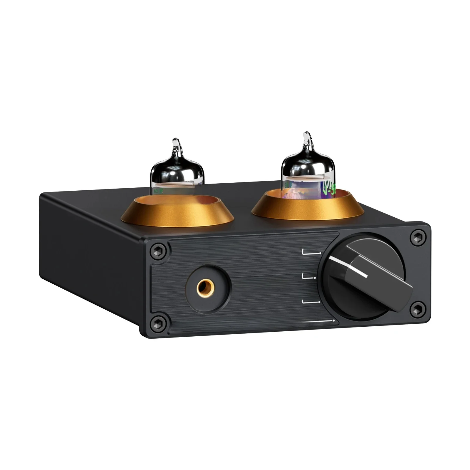 Fosi Audio Phono-Vorverstärker für Plattenspieler, Mini-Stereo-Audio-HiFi-Röhrenverstärker-Box X2 zum Selberbauen