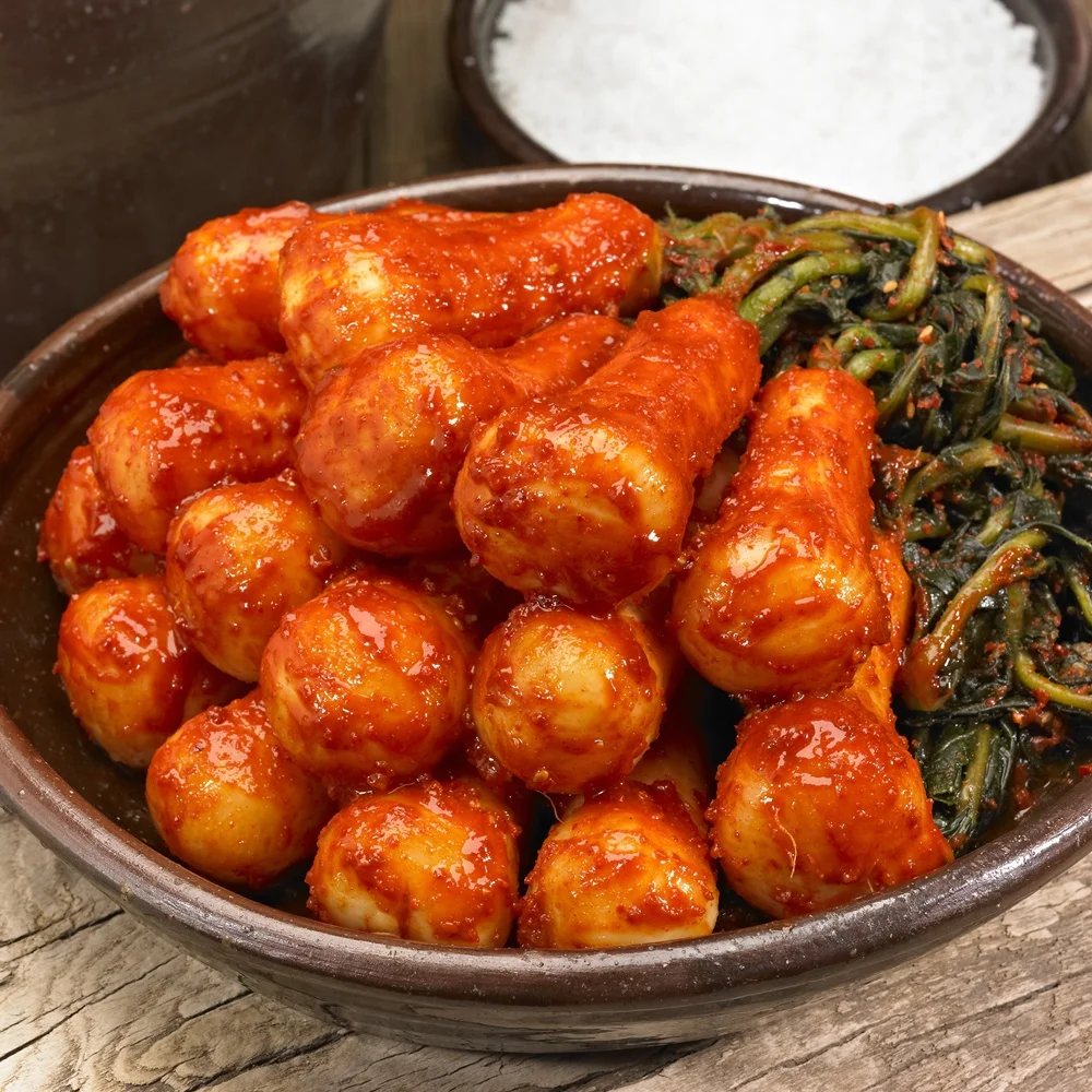 جانب عالي الجودة مع الكثير من صحن تشكا كيمتشي ، ايك جاجيد ، 5 * × 1 ، صحن من نوع موتشس