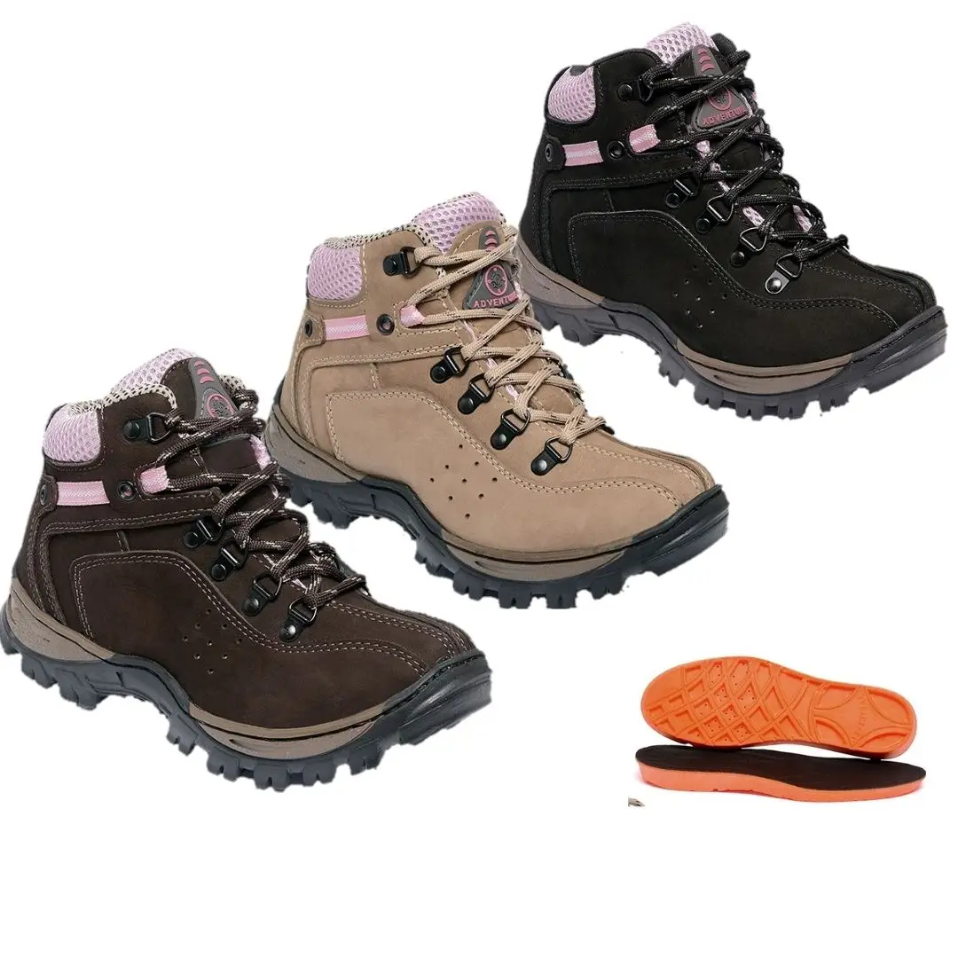 LETURN BOTA TENIS CATERPILLAR ADVENTURE LEATHER NOBUCK LEGITIMUM 100% NATURAL FEMALE