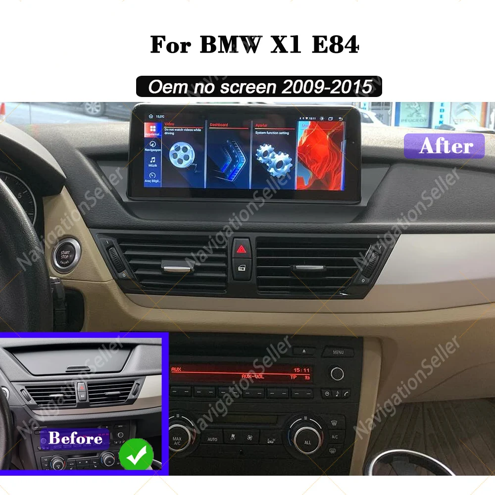 

VIGOHI Android 15 Auto 2 Din Car Radio Multimedia Video Player For BMW X1 E84 2009-2015 Stereo Carplay GPS Navigation 2Din dvd