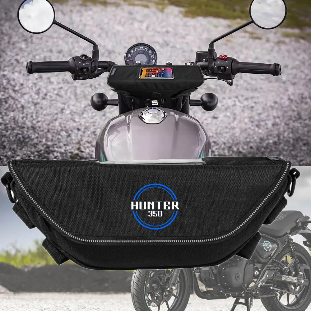 For royal enfield hunter 350 hunter350 Motorcycle accessory Waterproof And Dustproof Handlebar Storage Bag navigation bag