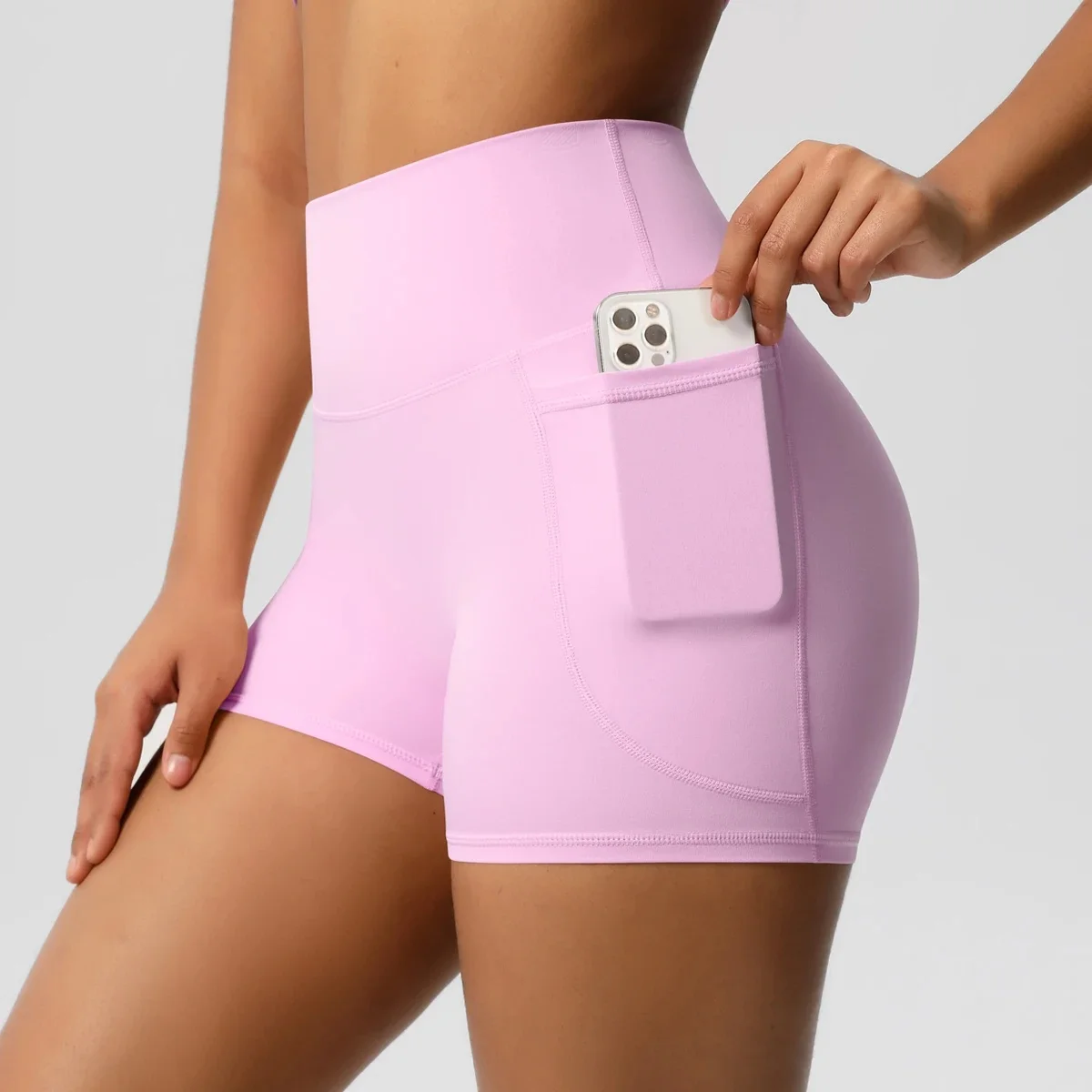AliExpress Rooftrellen Women Sports Short With PocketedYoga Legging Shorts Squat Proof High Waist Fitness Tight Shorts Quick Drying Cycling Workout Gym