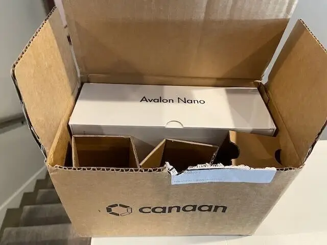 

WA HOT DEAL BUY 2 GET 1 FREE Canaan Avalon Nano 3 - 4TH/s Bitcoin Miner - Sealed Black