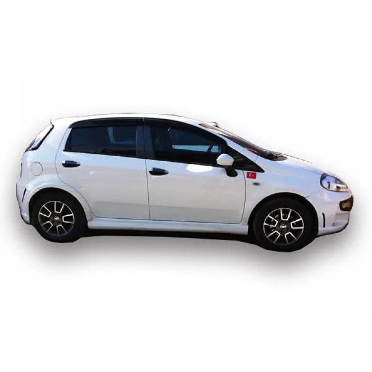 Side Skirts For Fiat Punto Evo (2010 and Later) Side Sill Set (Plastic) - Styling Accessory Body Kit Front Lip Spoiler Antenna