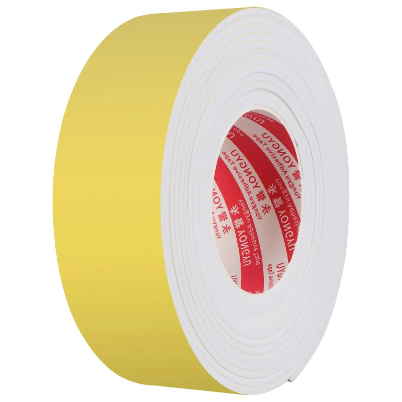 

High Bonding EVA Foam Tapes Waterproof Masking Soft Mounting Adhesive Glazing Tape Buffer/Soundproof Single Sided Foam Tape 5M