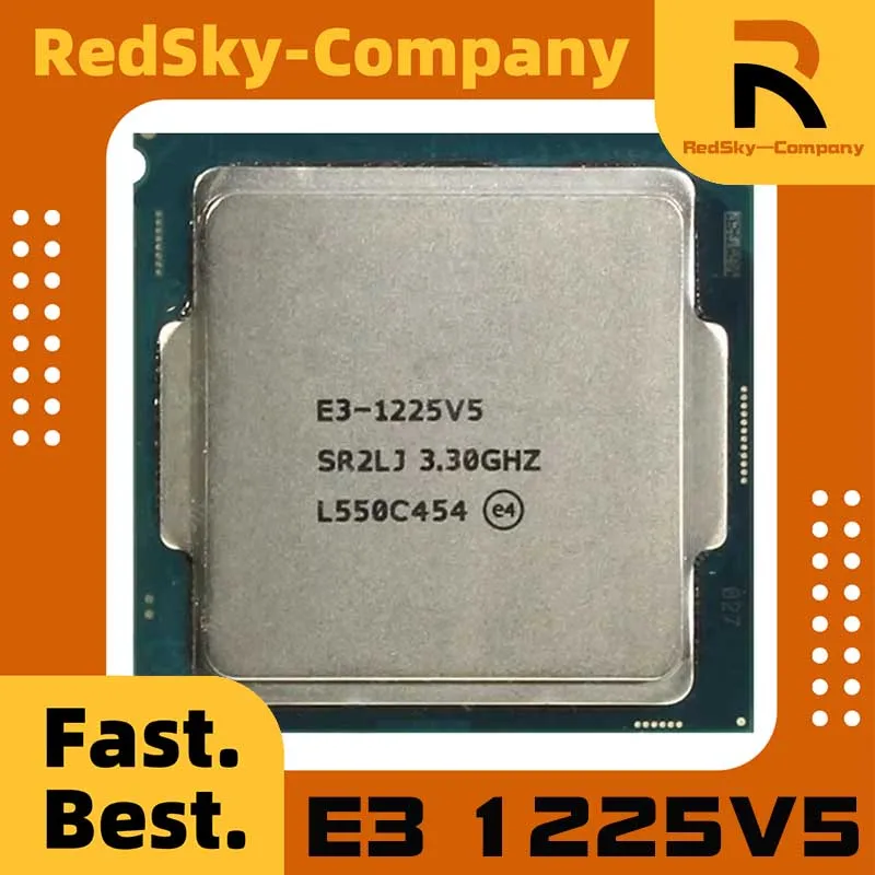 xeon E3 1225 V5 3.3GHz 4 Core LGA 1151 cpu processor