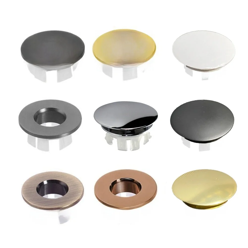 HOOverflow-Couvercle de décoration d'anneau de trou de ark, anneau de débordement d'évier en laiton, couvercle de déchets de bassin, filtre, rénovation