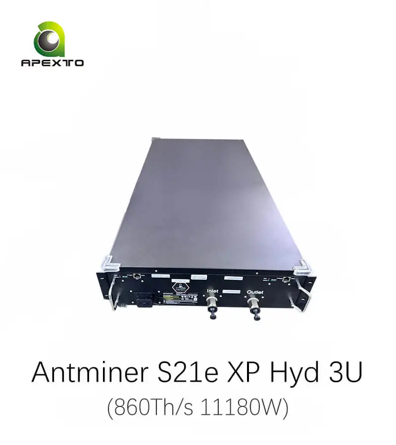 VENDA RÁPIDA NO NOVO Bitmain Antminer S21e XP Hydro 3U BTC Miner FRETE INSTANTE
