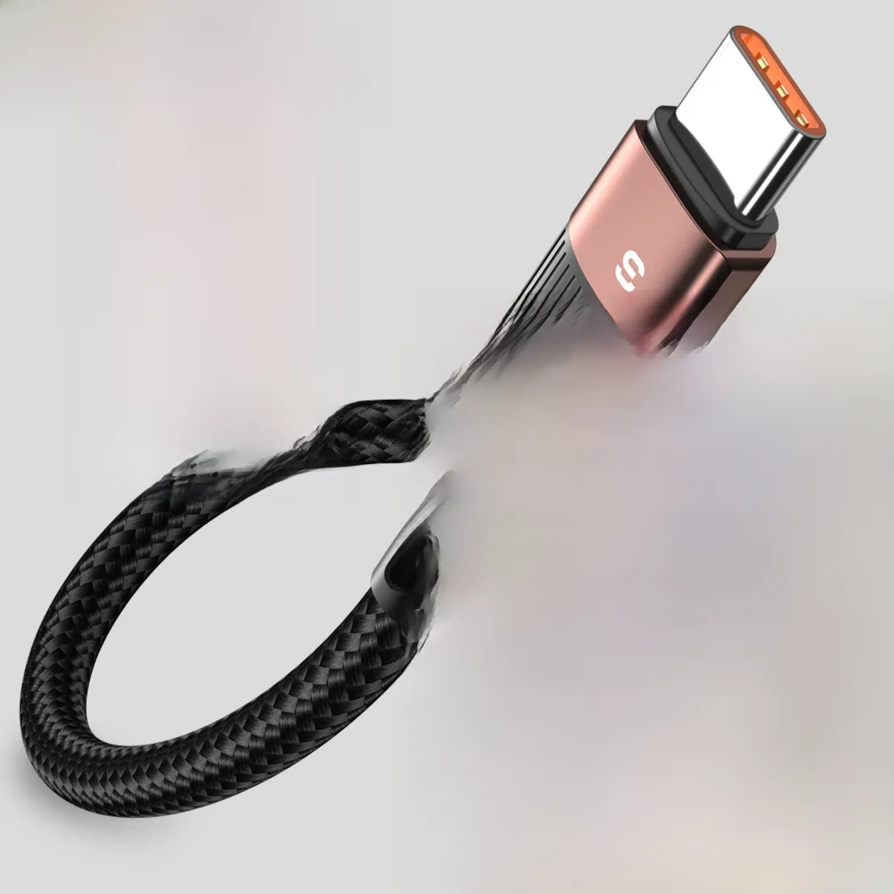 Essager 7A USB Typ C Kabel Für OPPO Realme Oneplus 100W Schnelle Charing Daten Kabel Für Huawei P40