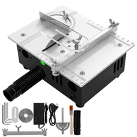 96W Mini Table Saw Woodworking Electric Bench Saw 7-Speed Adjustable DIY Model house cut Machine 63mm Blade