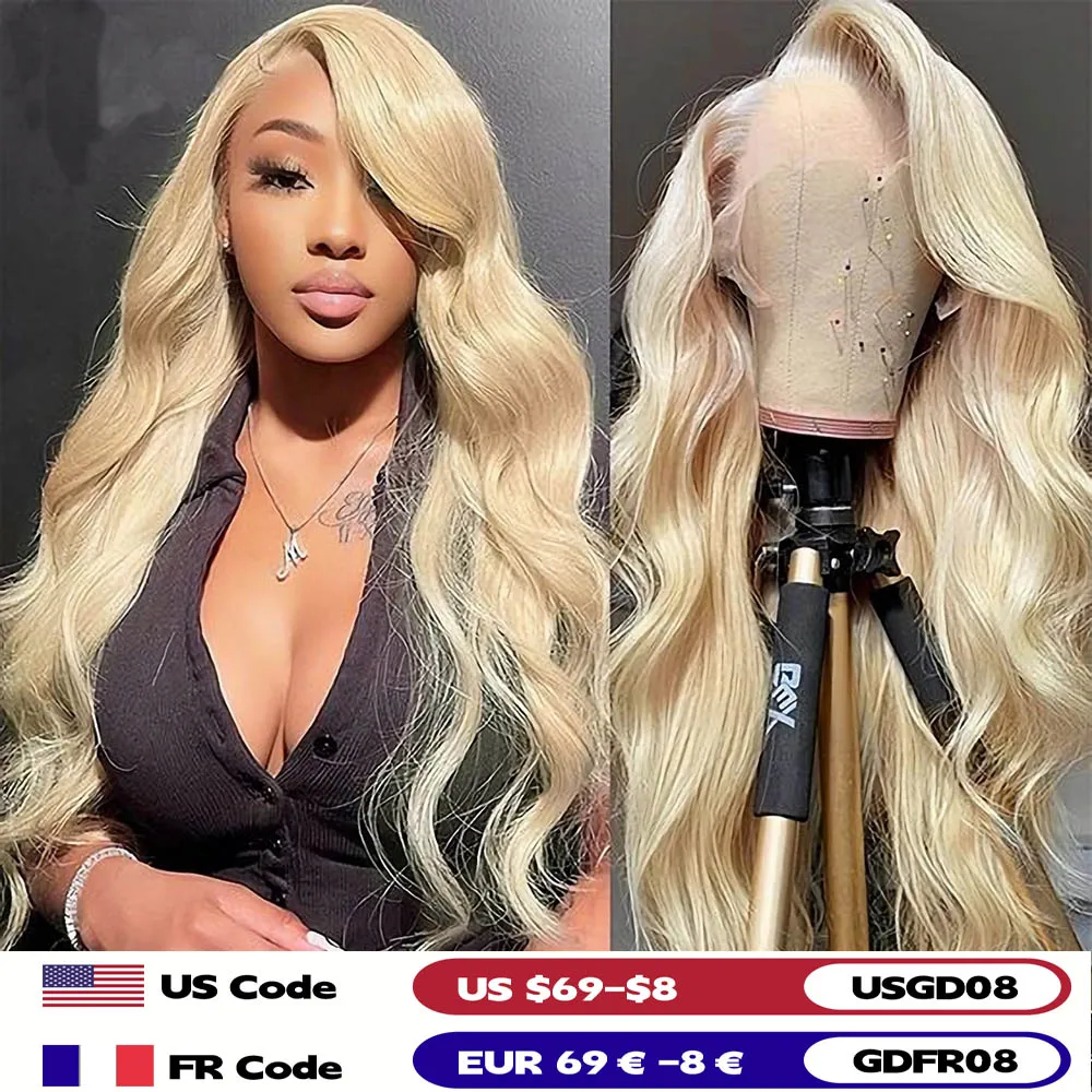 

Body Wave blonde hd lace wig 13x6 human hair 613 lace frontal Remy brazilian wigs choice Cheap on sale clearance for women