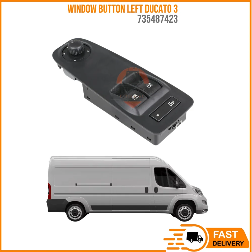 

FOR WINDOW BUTTON LEFT DUCATO 3 (MIRROR ADJUSTABLE) ( 6490.X9) OEM 735487423 SUPER QUALITY HIGH SATISFACTION AFDABLE PRICE FA