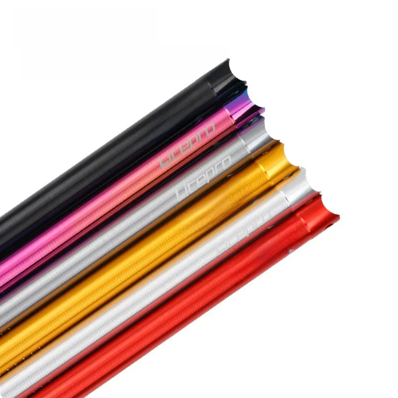 AliExpress Litepro A61 Folding Bike Seat Post CNC Aluminum Alloy Ultra-Light Seat Tube 33.9mm x 600mm Bicycle Parts