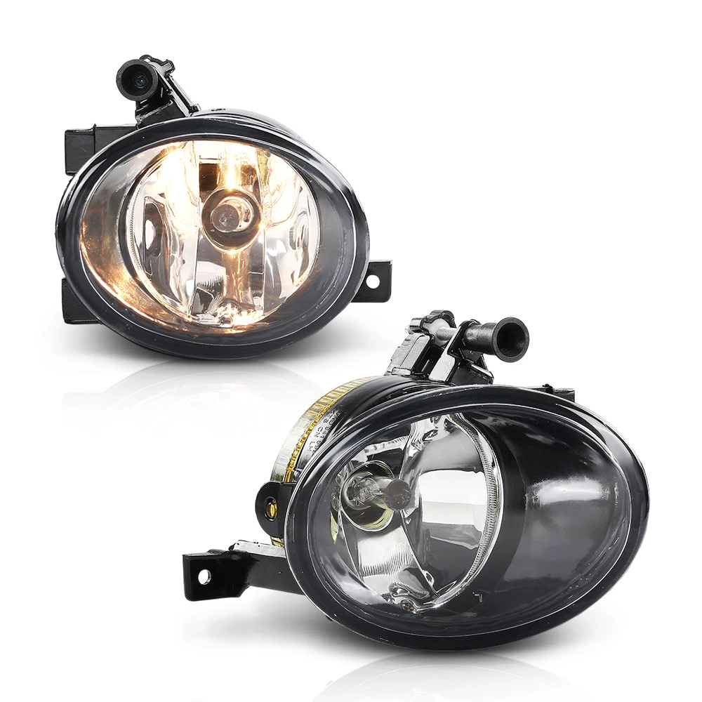 

Комплект из 2 передних противотуманных фар с галогеновыми лампами для VW Touareg 2011-2014, прозрачные линзы, 7P6941699, 7P6941700, галоген