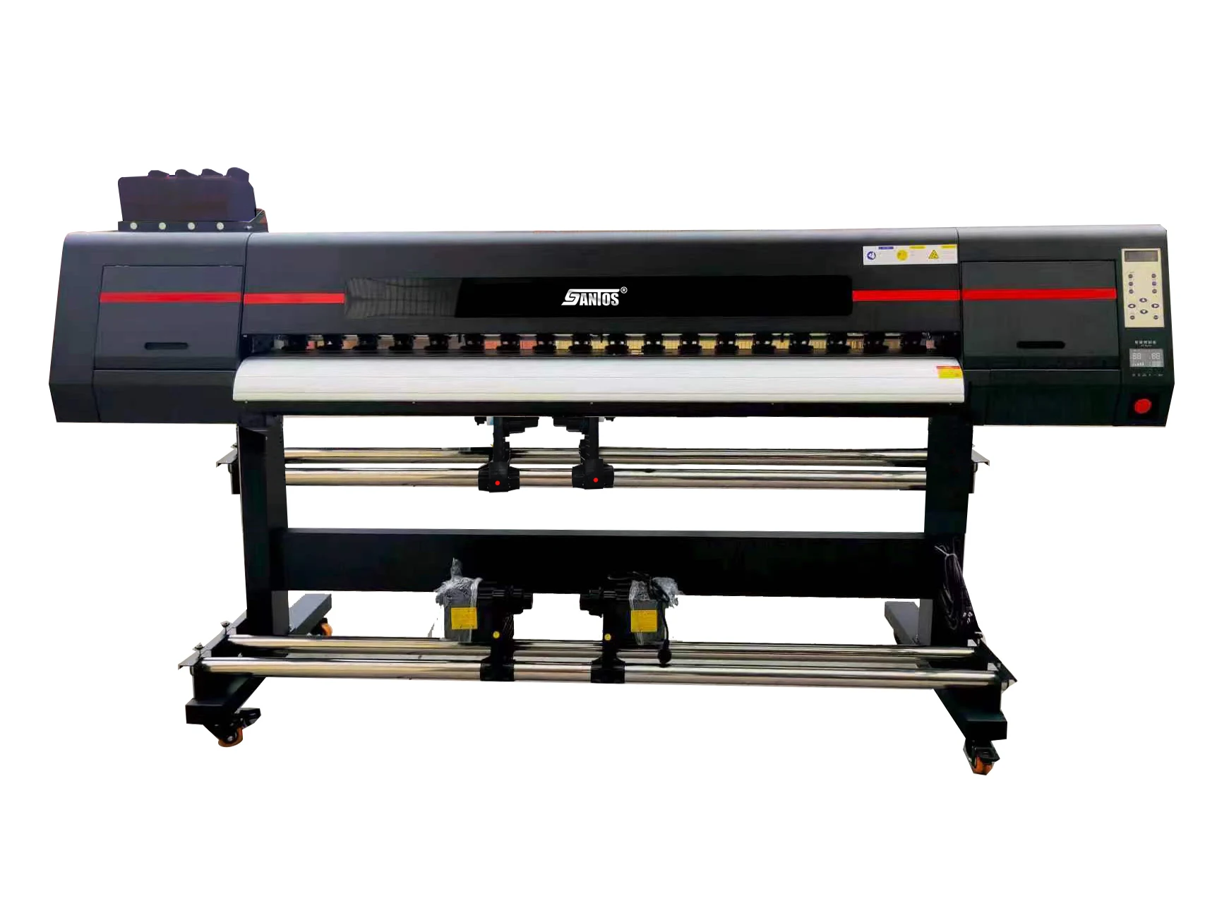 110V 220V 1.6M Uv Led Roll To Roll Uv Printer With Xp600 I3200 Head Transparent Sticker Large Format Uv Printer 5Ft