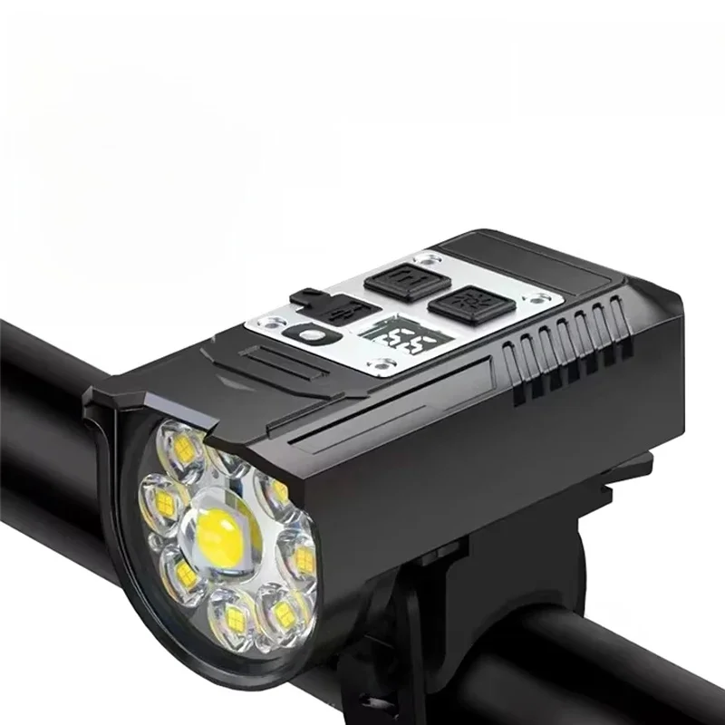 AliExpress KDULIT 9 LED Bicycle Front Light Rechargeable Bike Light with Horn MTB Bicycle Head Lights Cycling Bike Safety Lamp for Night Riding