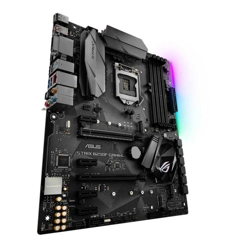 Imagem -04 - Asus-rog Strix B250f Placa-mãe Gaming Desktop Soquete Lga 1151 Ddr4 B250 Sata3 Usb 3.0