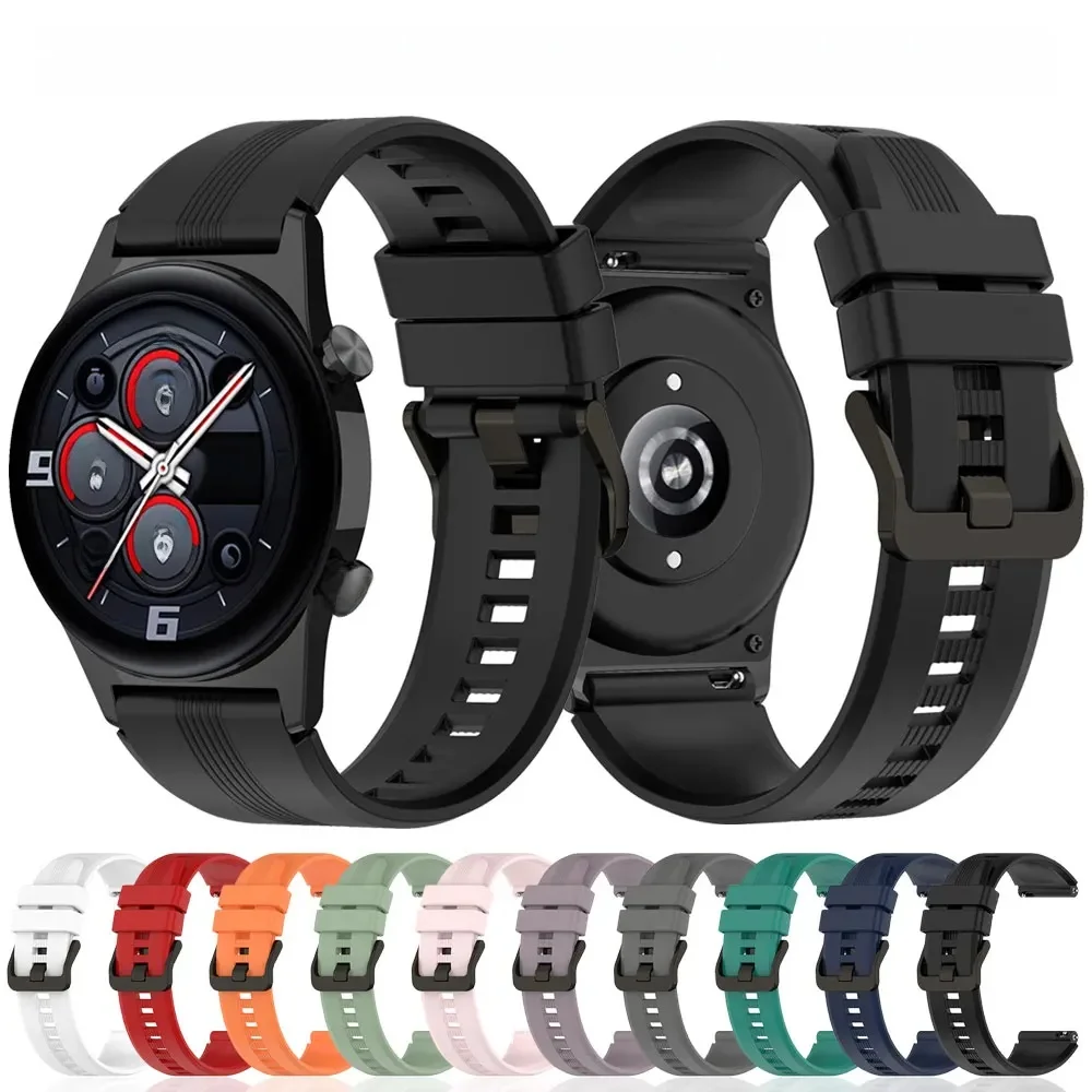 Bracelet de montre en Silicone officiel de 22mm pour montre d'honneur GS3, accessoires de montre intelligente pour montre d'honneur GS 3