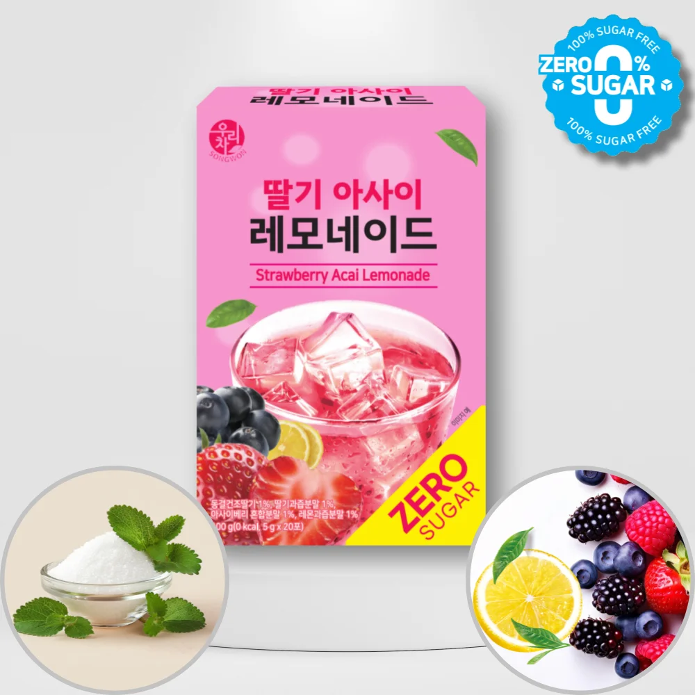 Songwon Our Tea Gero 3 kinds of Sugar 60T (strawberry 20T grapefruit 20T pitch mango 20T)