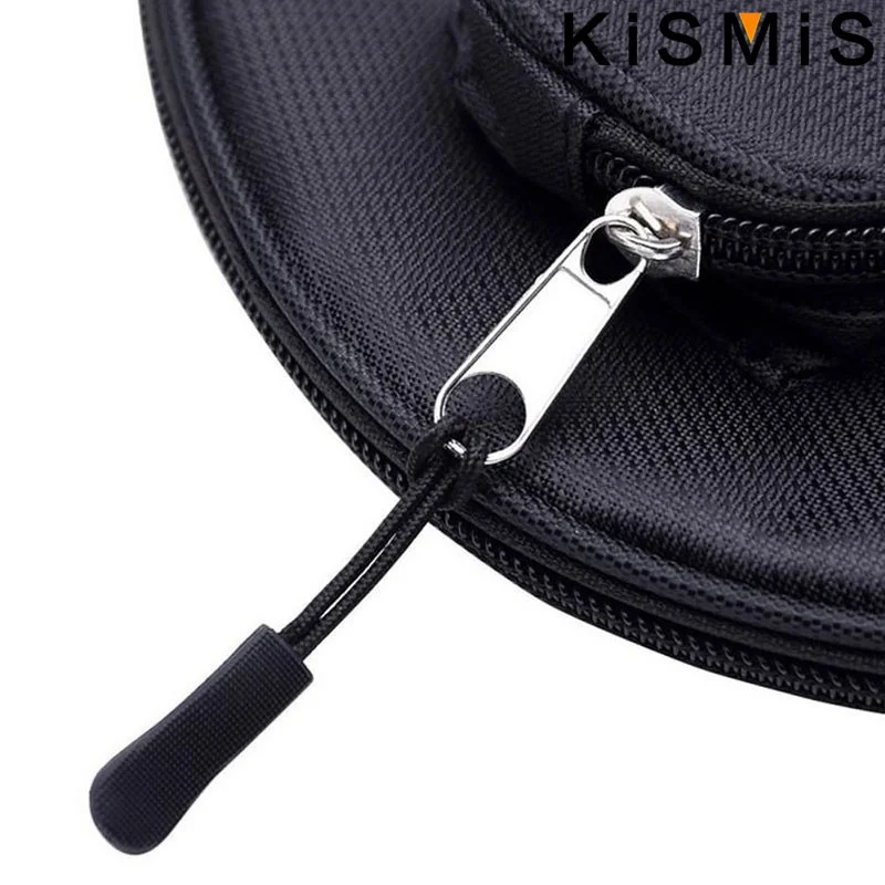 KISMIS 10PCS Zipper Head Extension Cord Tags Pulls Slider Cord Rope Puller Ends Lock Zip Clip Buckle for Bag Outdoor