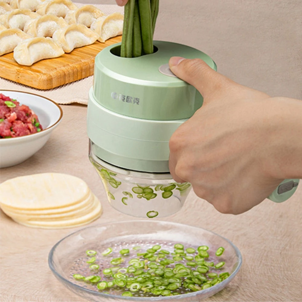 Portable all-around vegetable cutter set, meat grinder, garlic grinder, vegetable slicing