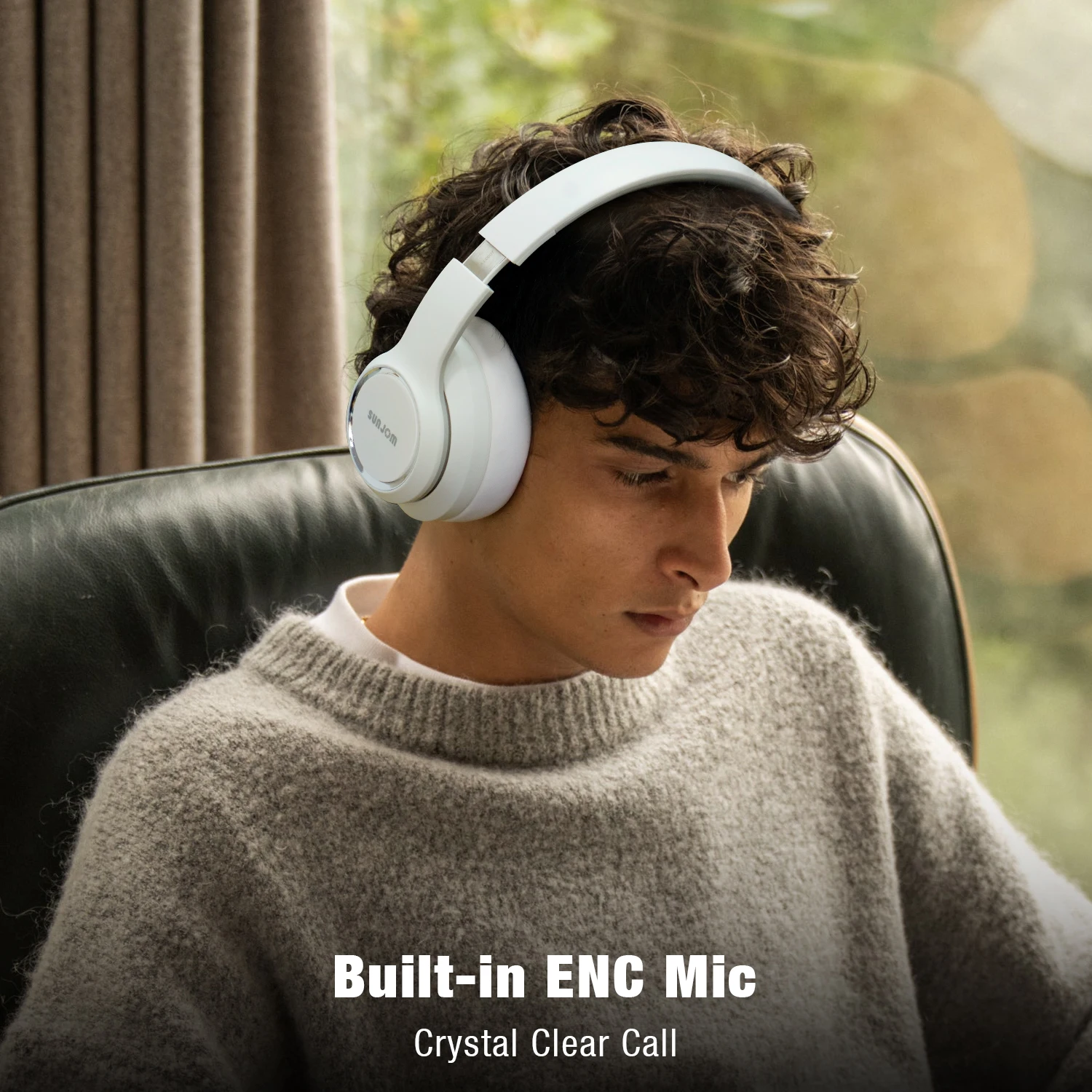 

Беспроводные наушники Bluetooth 5.3 для спорта и игр с функцией активного звучания для iPhone, минималистичный дизайн, бесперебойная связь при звонках