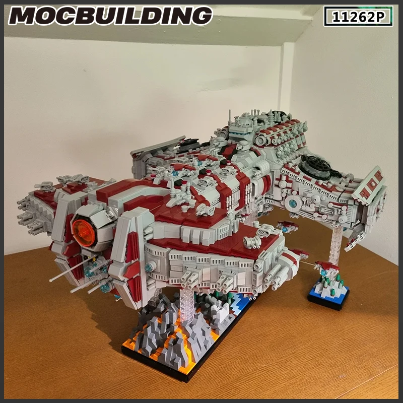 MOC Building Block Battlecruiser Starfighter Spaceship Model Collection DIY Brick Toys Birthday Gifts Playsets Christmas Present