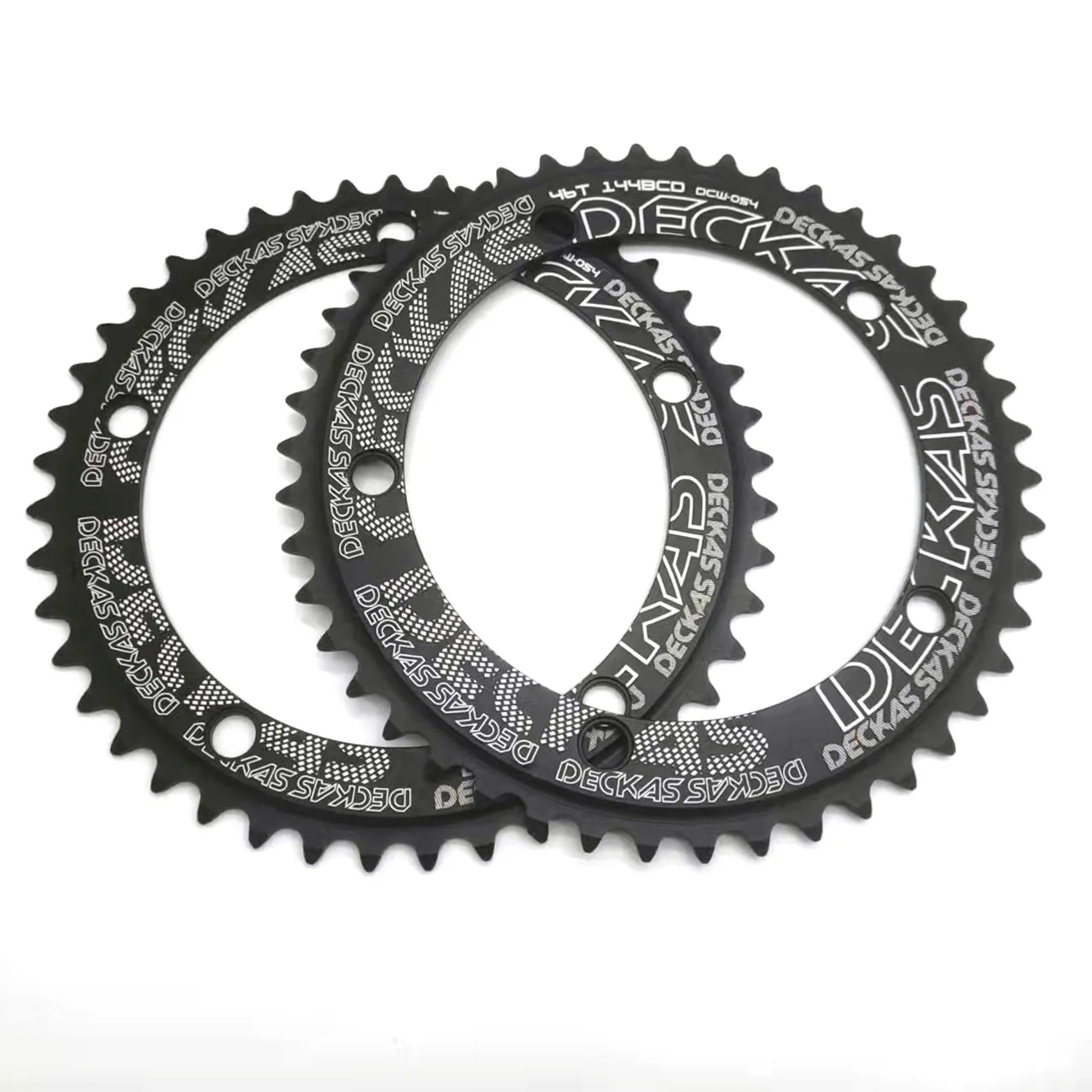 DECKAS Fixed Gear 144BCD Bicycle Chain Fixie Chainwheel Track Bike Single Speed MTB Chainring 44T 46T 48T 50T 52T 54T 56T 58T