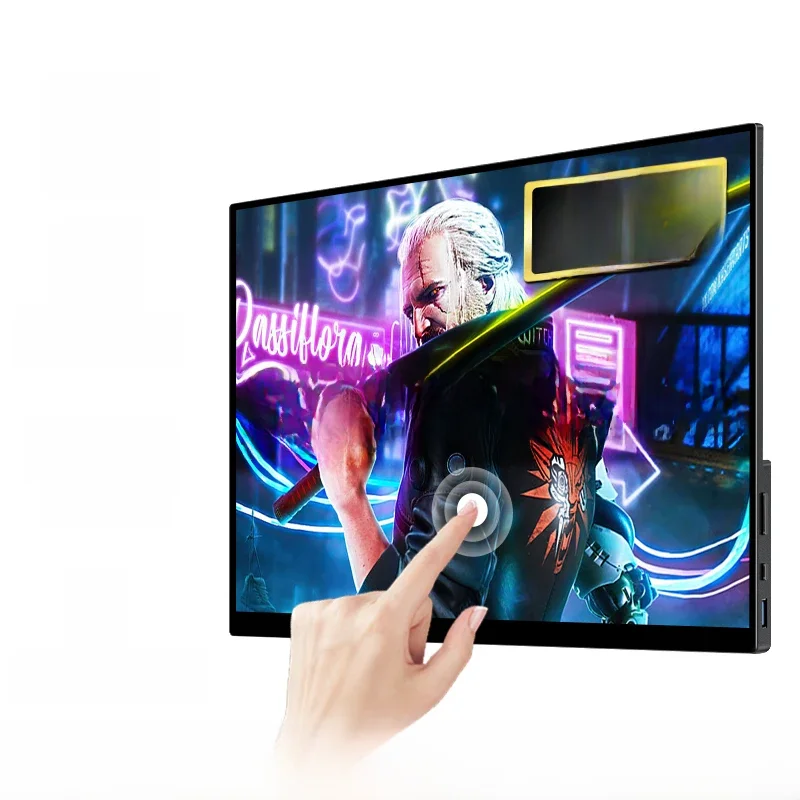 VCHANCE 16'' 2,5K 144hz Tragbarer Monitor Touchscreen 2560x1600p 16:10 550nit Gaming Display für PC Laptop Telefon Switch PS5 Xbox
